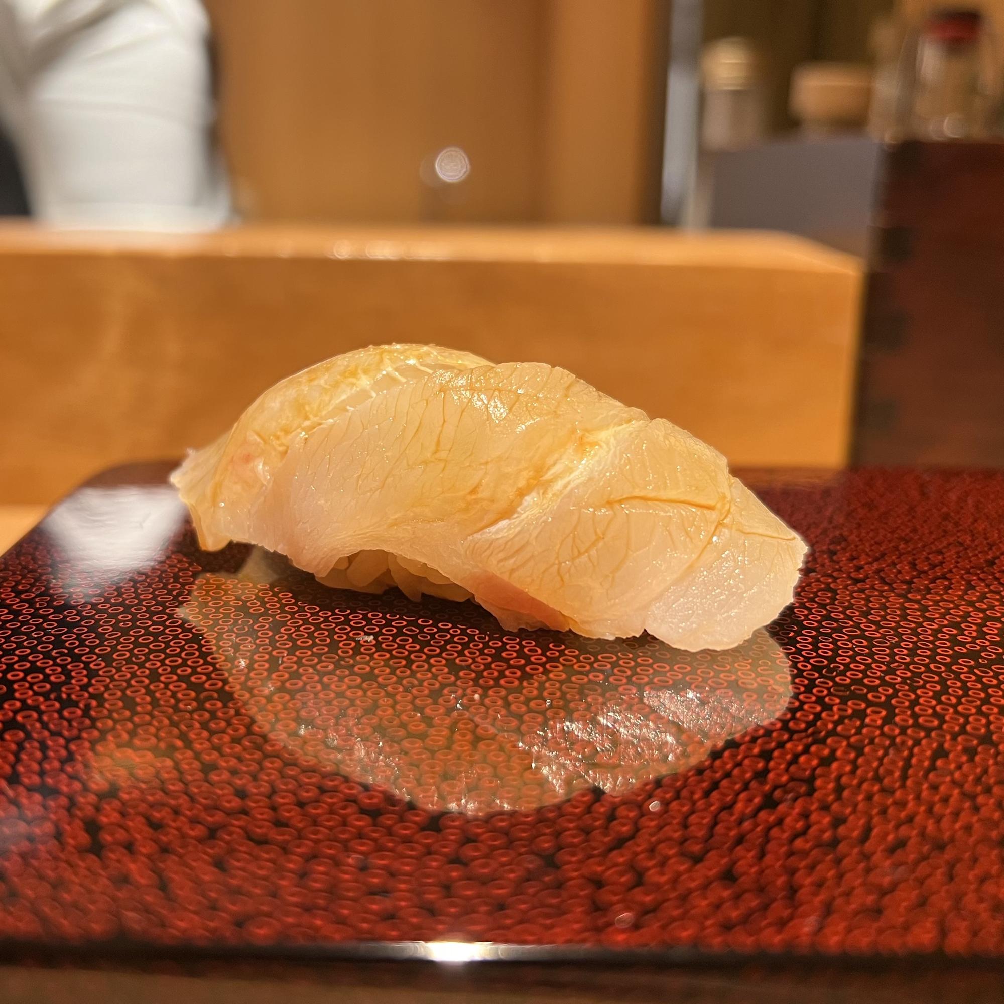 Le nigiri — Poisson-lime (kawahagi)